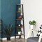 Eco Friendly Wicker 5 Tier Storage Shelf Bookcase Rack Lightweight Durable Organizer for Home and Bathroom Use